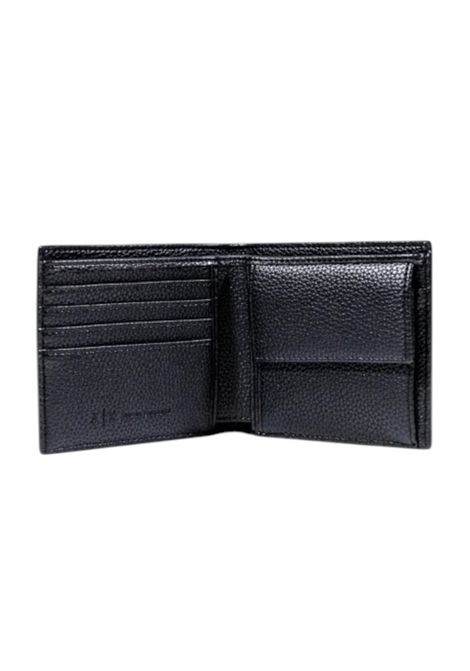 Portafoglio a libro con logo a rilievo ARMANI EXCHANGE | Portafogli | XM000167 AF17211UC001